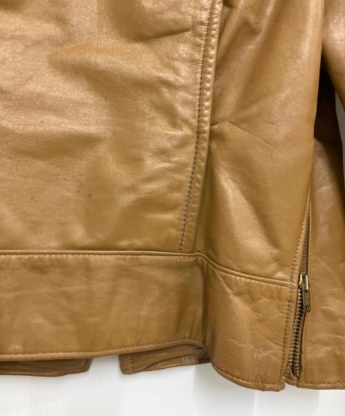 BROOKS（ブルックス）BROOKS (ブルックス) レザージャケット キャメル サイズ:36の古着・服飾アイテム