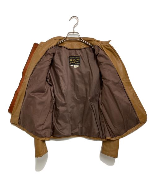 BROOKS（ブルックス）BROOKS (ブルックス) レザージャケット キャメル サイズ:36の古着・服飾アイテム