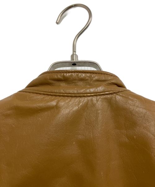 BROOKS（ブルックス）BROOKS (ブルックス) レザージャケット キャメル サイズ:36の古着・服飾アイテム
