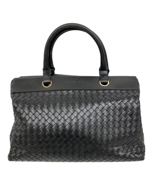 BOTTEGA VENETA（ボッテガベネタ）BOTTEGA VENETA (ボッテガベネタ) ハンドバッグ ブラックの古着・服飾アイテム