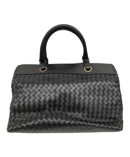 BOTTEGA VENETA（ボッテガベネタ）BOTTEGA VENETA (ボッテガベネタ) ハンドバッグ ブラックの古着・服飾アイテム
