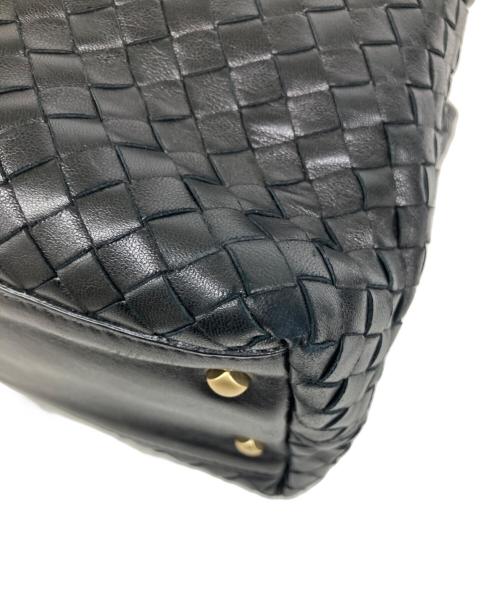 BOTTEGA VENETA（ボッテガベネタ）BOTTEGA VENETA (ボッテガベネタ) ハンドバッグ ブラックの古着・服飾アイテム