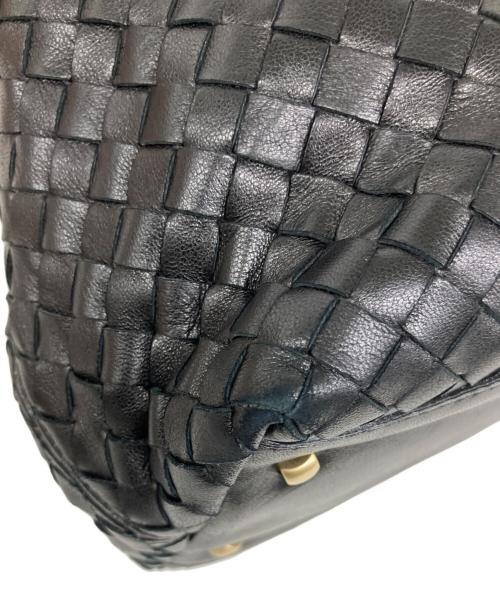 BOTTEGA VENETA（ボッテガベネタ）BOTTEGA VENETA (ボッテガベネタ) ハンドバッグ ブラックの古着・服飾アイテム