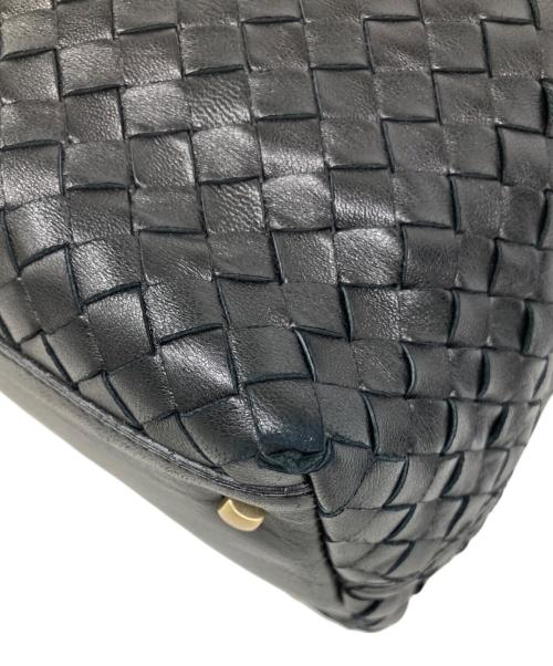 BOTTEGA VENETA（ボッテガベネタ）BOTTEGA VENETA (ボッテガベネタ) ハンドバッグ ブラックの古着・服飾アイテム