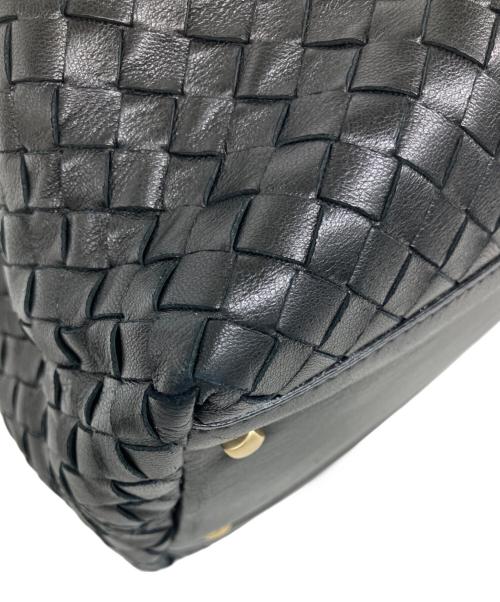 BOTTEGA VENETA（ボッテガベネタ）BOTTEGA VENETA (ボッテガベネタ) ハンドバッグ ブラックの古着・服飾アイテム