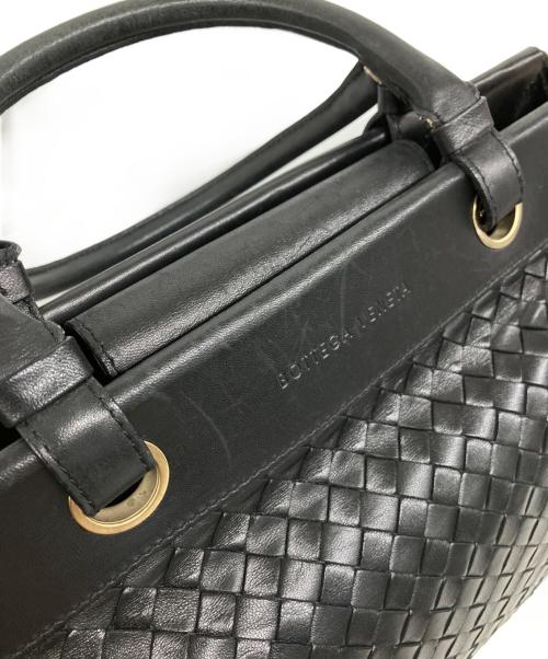BOTTEGA VENETA（ボッテガベネタ）BOTTEGA VENETA (ボッテガベネタ) ハンドバッグ ブラックの古着・服飾アイテム