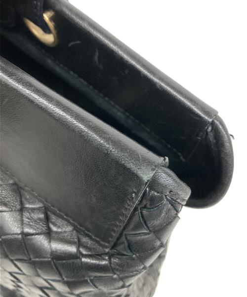 BOTTEGA VENETA（ボッテガベネタ）BOTTEGA VENETA (ボッテガベネタ) ハンドバッグ ブラックの古着・服飾アイテム