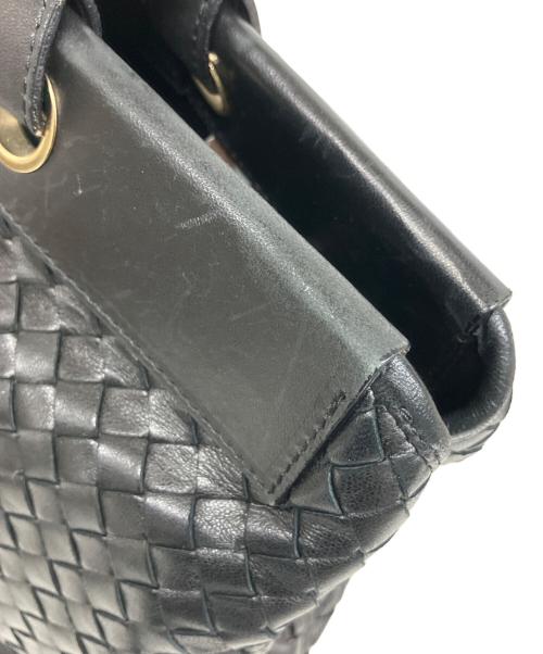 BOTTEGA VENETA（ボッテガベネタ）BOTTEGA VENETA (ボッテガベネタ) ハンドバッグ ブラックの古着・服飾アイテム