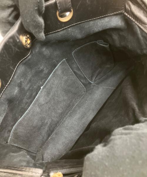 BOTTEGA VENETA（ボッテガベネタ）BOTTEGA VENETA (ボッテガベネタ) ハンドバッグ ブラックの古着・服飾アイテム