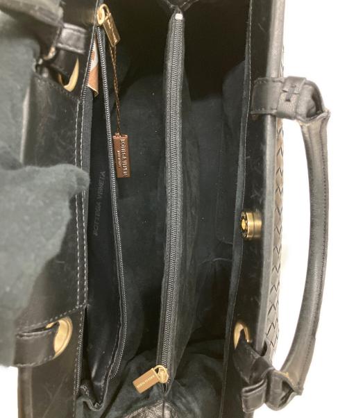 BOTTEGA VENETA（ボッテガベネタ）BOTTEGA VENETA (ボッテガベネタ) ハンドバッグ ブラックの古着・服飾アイテム