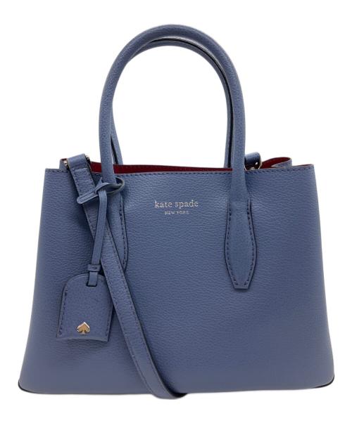 Kate Spade（ケイトスペード）Kate Spade (ケイトスペード) 2WAYバッグ ブルーの古着・服飾アイテム