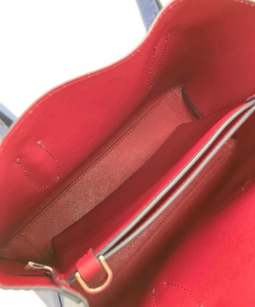 Kate Spade（ケイトスペード）Kate Spade (ケイトスペード) 2WAYバッグ ブルーの古着・服飾アイテム