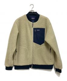 Patagonia（パタゴニア）の古着「ボアジャケット」｜ベージュ×ネイビー