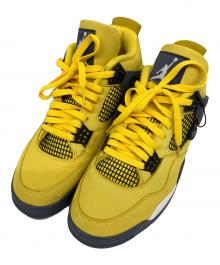 NIKE（ナイキ）の古着「AIR JORDAN4 RETORO」｜イエロー