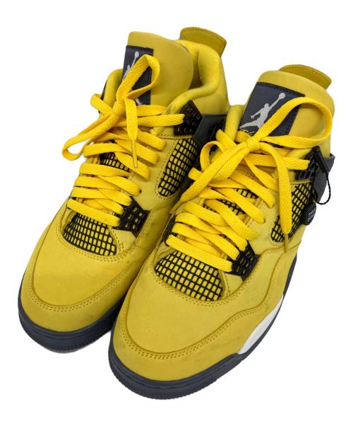 NIKE（ナイキ）NIKE (ナイキ) AIR JORDAN4 RETORO イエロー サイズ:28の古着・服飾アイテム