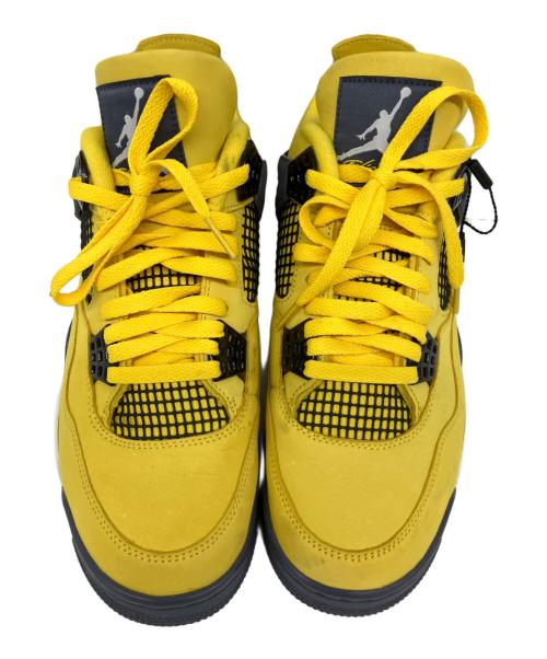 NIKE（ナイキ）NIKE (ナイキ) AIR JORDAN4 RETORO イエロー サイズ:28の古着・服飾アイテム