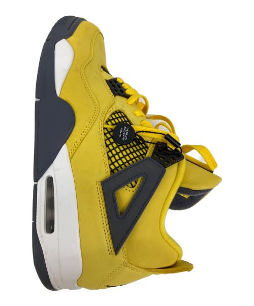 NIKE（ナイキ）NIKE (ナイキ) AIR JORDAN4 RETORO イエロー サイズ:28の古着・服飾アイテム