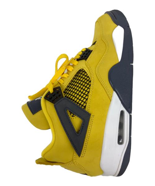 NIKE（ナイキ）NIKE (ナイキ) AIR JORDAN4 RETORO イエロー サイズ:28の古着・服飾アイテム