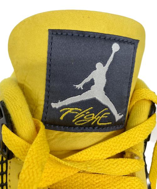 NIKE（ナイキ）NIKE (ナイキ) AIR JORDAN4 RETORO イエロー サイズ:28の古着・服飾アイテム