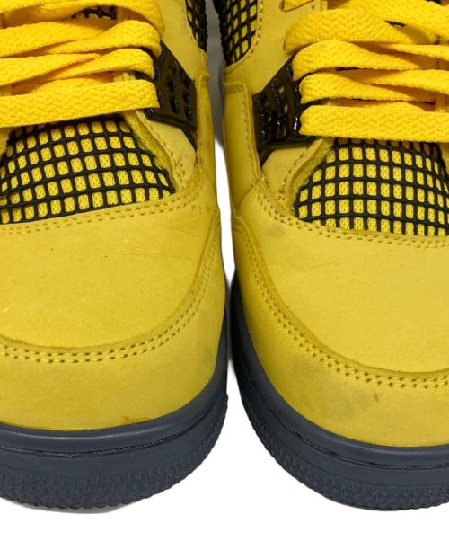 NIKE（ナイキ）NIKE (ナイキ) AIR JORDAN4 RETORO イエロー サイズ:28の古着・服飾アイテム