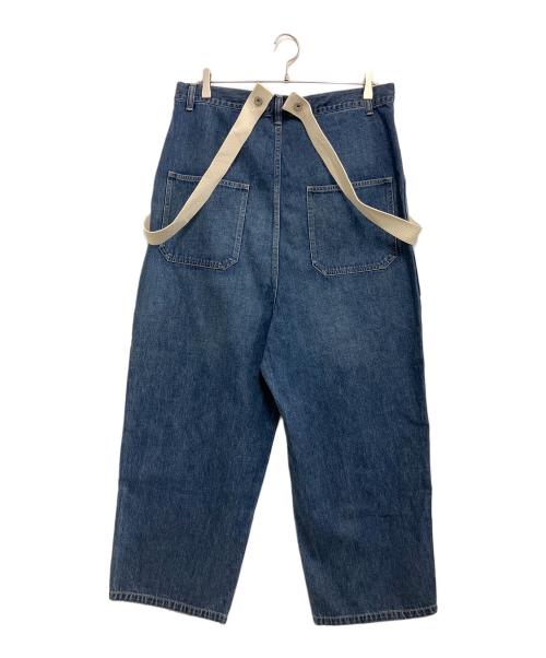 JOHNBULL（ジョンブル）JOHNBULL (ジョンブル) 10.5オンスデニムオーバーサスペンダーパンツ ブルー サイズ:Free 未使用品の古着・服飾アイテム