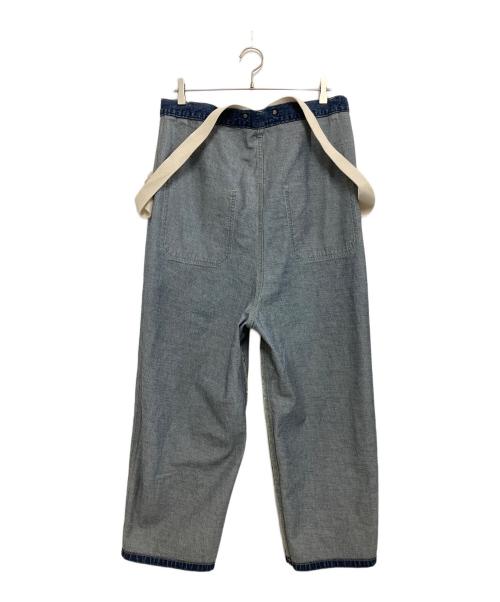 JOHNBULL（ジョンブル）JOHNBULL (ジョンブル) 10.5オンスデニムオーバーサスペンダーパンツ ブルー サイズ:Free 未使用品の古着・服飾アイテム