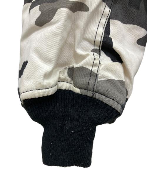 ALPHA INDUSTRIES（アルファインダストリーズ）ALPHA INDUSTRIES (アルファインダストリーズ) フライトジャケット グレー×オレンジ サイズ:Mの古着・服飾アイテム