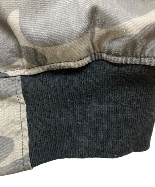 ALPHA INDUSTRIES（アルファインダストリーズ）ALPHA INDUSTRIES (アルファインダストリーズ) フライトジャケット グレー×オレンジ サイズ:Mの古着・服飾アイテム