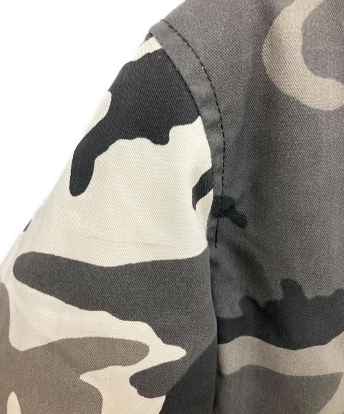 ALPHA INDUSTRIES（アルファインダストリーズ）ALPHA INDUSTRIES (アルファインダストリーズ) フライトジャケット グレー×オレンジ サイズ:Mの古着・服飾アイテム