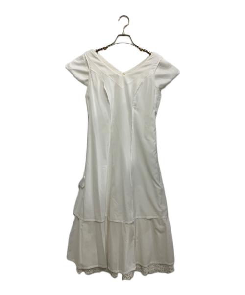 HER LIP TO（ハーリップトゥ）HER LIP TO (ハーリップトゥ) ノースリーブワンピース ホワイト サイズ:Mの古着・服飾アイテム