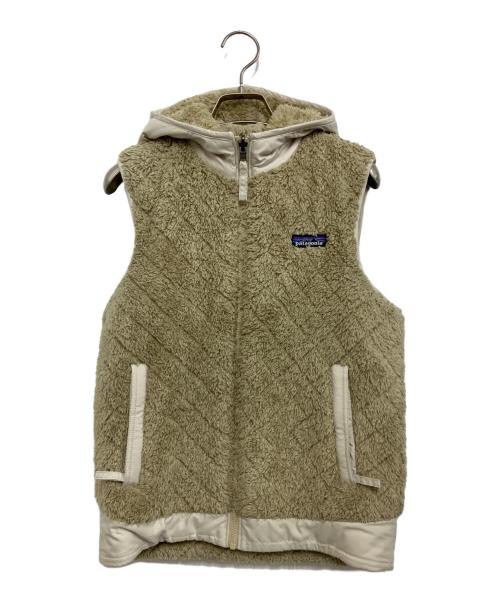 Patagonia（パタゴニア）Patagonia (パタゴニア) ボアベスト ホワイト×ベージュ サイズ:XSの古着・服飾アイテム