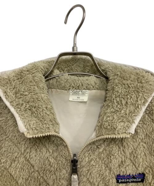 Patagonia（パタゴニア）Patagonia (パタゴニア) ボアベスト ホワイト×ベージュ サイズ:XSの古着・服飾アイテム