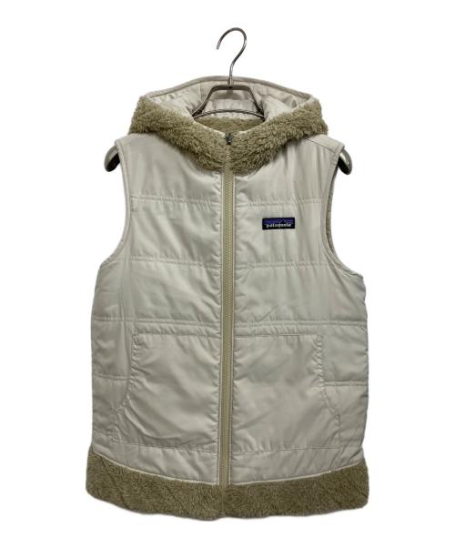 Patagonia（パタゴニア）Patagonia (パタゴニア) ボアベスト ホワイト×ベージュ サイズ:XSの古着・服飾アイテム