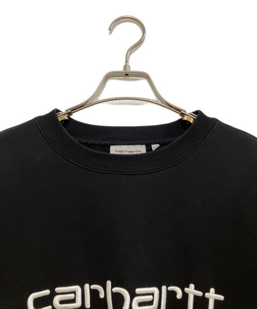 Carhartt WIP（カーハート ワーク イン プログレス）Carhartt WIP (カーハート ワーク イン プログレス) クルーネックスウェット ブラック サイズ:Lの古着・服飾アイテム