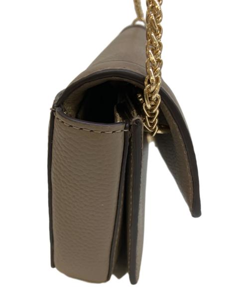 COLE HAAN（コールハーン）COLE HAAN (コールハーン) ダニエラ ウォレット オンアチェーン ブラウンの古着・服飾アイテム