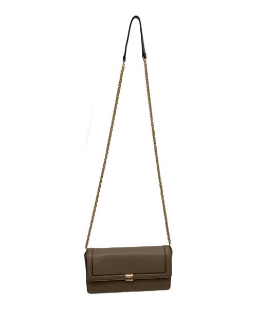 COLE HAAN（コールハーン）COLE HAAN (コールハーン) ダニエラ ウォレット オンアチェーン ブラウンの古着・服飾アイテム