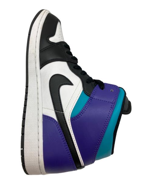 NIKE（ナイキ）NIKE (ナイキ) スニーカー ブラック×ホワイト×パープル サイズ:28の古着・服飾アイテム