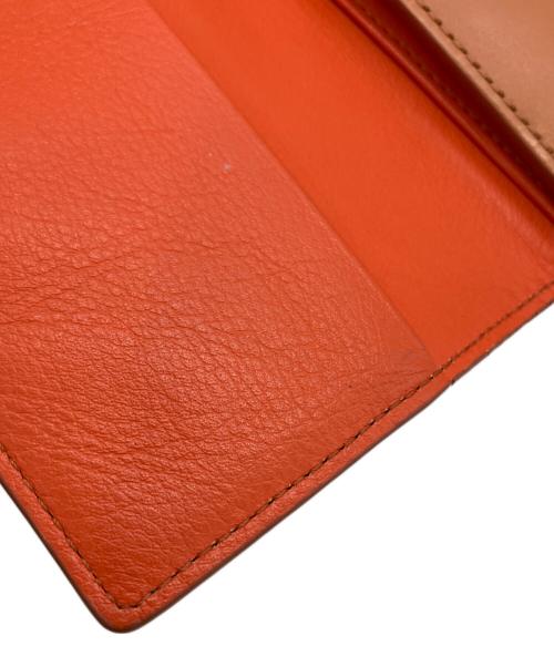 Vivienne Westwood（ヴィヴィアンウエストウッド）Vivienne Westwood (ヴィヴィアンウエストウッド) 3つ折りがま口財布 オレンジの古着・服飾アイテム
