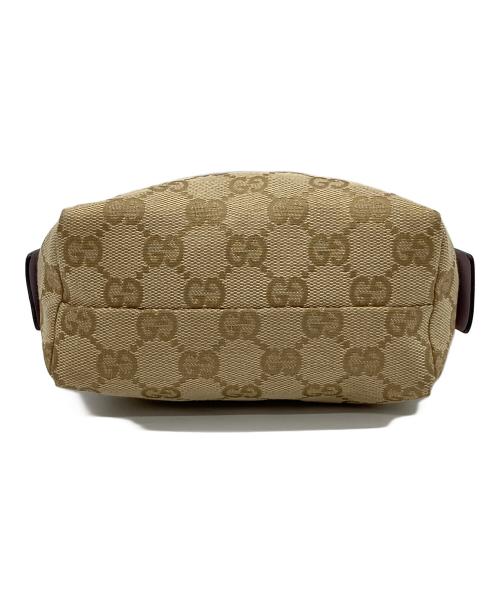GUCCI（グッチ）GUCCI (グッチ) コスメポーチ ブラウン×パープルの古着・服飾アイテム
