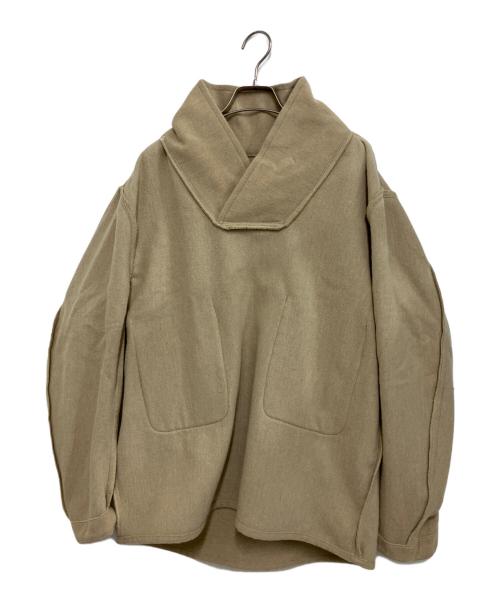 HACKNEY UNION（ハックニーユニオン）HACKNEY UNION (ハックニーユニオン) プルオーバー ベージュ サイズ:Mの古着・服飾アイテム
