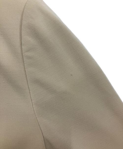 ESTNATION（エストネーション）ESTNATION (エストネーション) ノーカラージャケット ベージュ サイズ:M (38)の古着・服飾アイテム