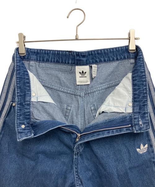 adidas（アディダス）adidas (アディダス) デニムハーフパンツ ブルー サイズ:83.5cm (W33)の古着・服飾アイテム