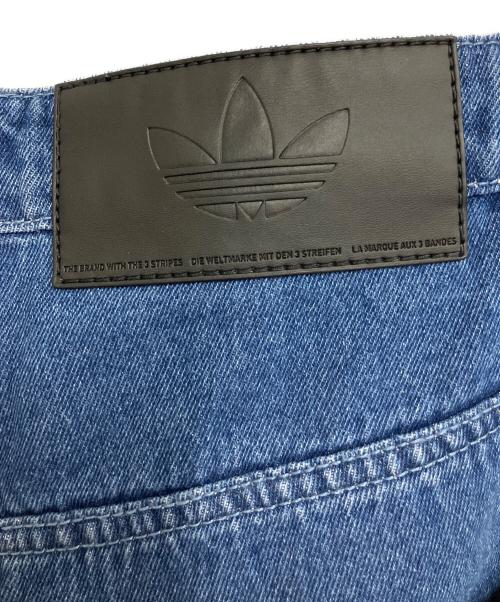 adidas（アディダス）adidas (アディダス) デニムハーフパンツ ブルー サイズ:83.5cm (W33)の古着・服飾アイテム