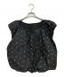 CLANE（クラネ）の古着「W FACE DOT SLEEVELESS RIBBON TOPS」｜ブラック