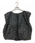 CLANE (クラネ) W FACE DOT SLEEVELESS RIBBON TOPS ブラック サイズ:1：13000円