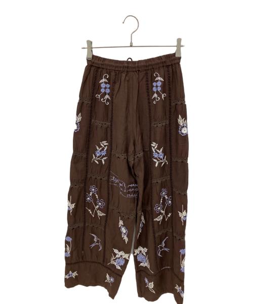TODAYFUL（トゥデイフル）TODAYFUL (トゥデイフル) パンツ ブラウン サイズ:S(36)の古着・服飾アイテム