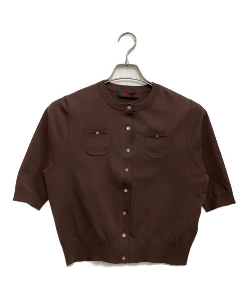 CABAN（キャバン）CABAN (キャバン) 薄手カーディガン ブラウン サイズ:Sの古着・服飾アイテム