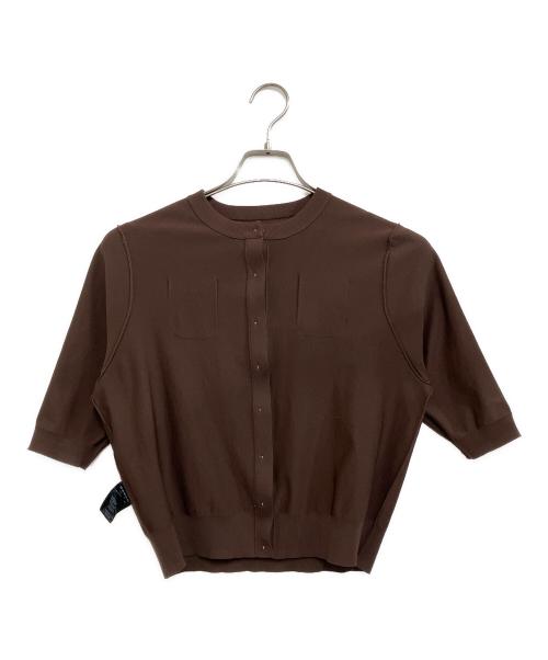 CABAN（キャバン）CABAN (キャバン) 薄手カーディガン ブラウン サイズ:Sの古着・服飾アイテム