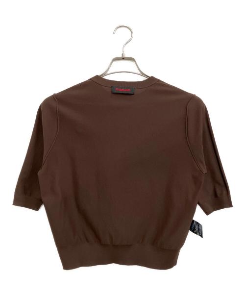 CABAN（キャバン）CABAN (キャバン) 薄手カーディガン ブラウン サイズ:Sの古着・服飾アイテム