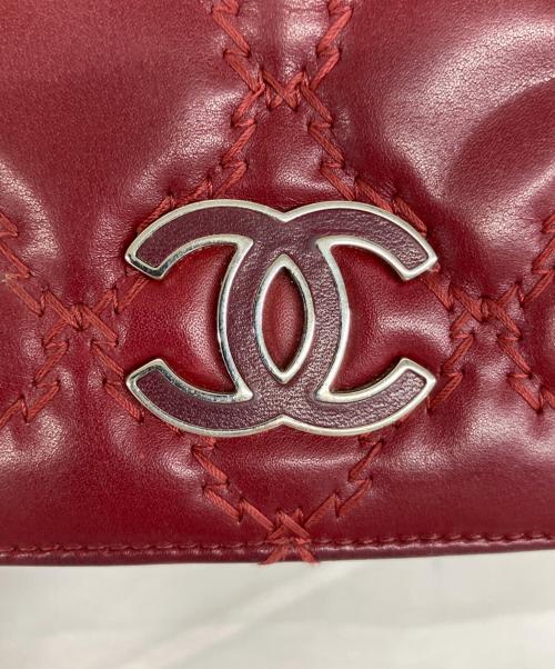 CHANEL（シャネル）CHANEL (シャネル) 長財布 レッドの古着・服飾アイテム